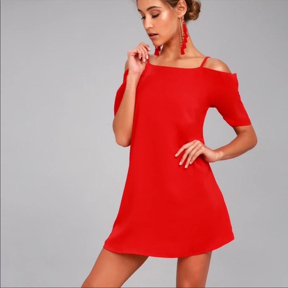 PPLA off shoulder dress